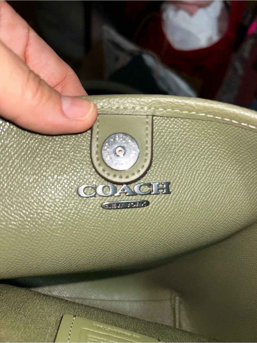 Coach City Bucket Crossbody Bag Military Green